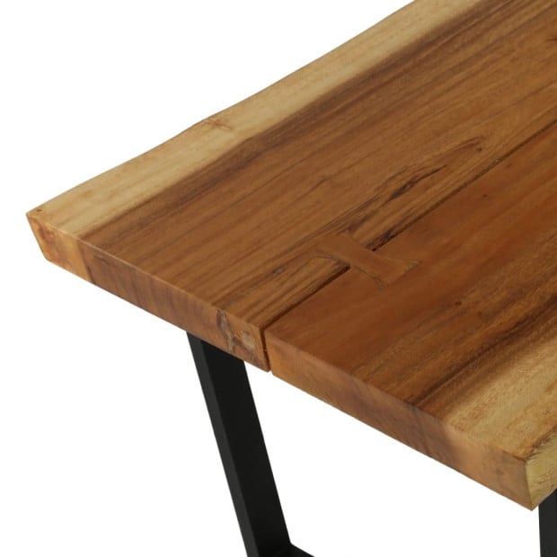 Coffee Table Solid Suar Wood 102x56x41 Cm Image 4