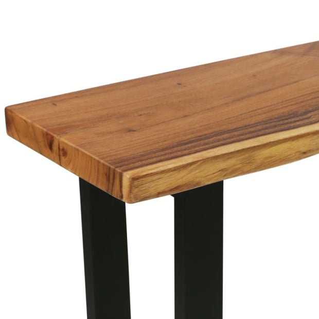 Console Table Solid Suar Wood 110x35x75 Cm Image 4