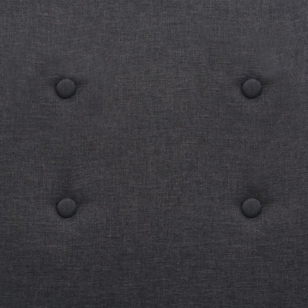 Armchair Steel And Fabric Dark Grey Image 2