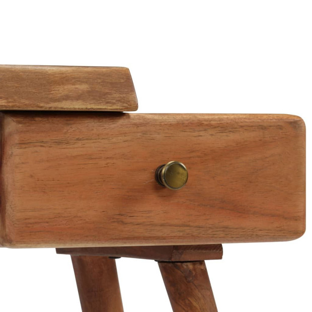 Bedside Table Solid Acacia Wood 45x32x55 Cm Image 6
