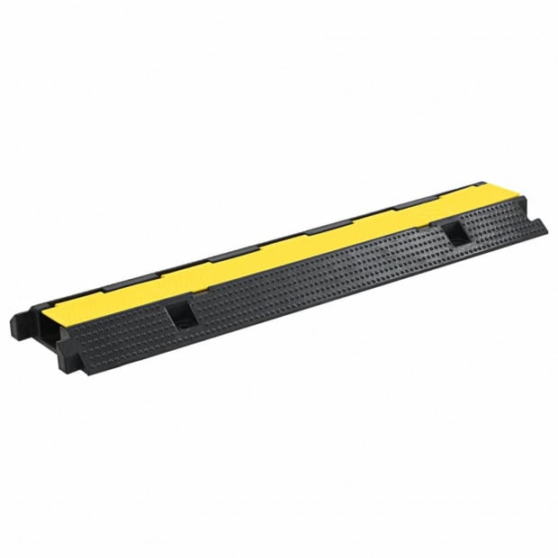 Cable Protector Ramps 2 Pcs 1 Channel Rubber 100 Cm Image 2