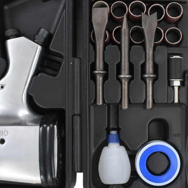 70 Piece Air Tool Set Kit with Black Case Image 3