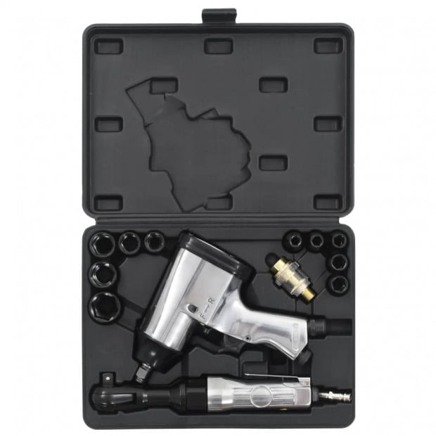 16 Piece Air Tool Set 1/2 Inches Image 2