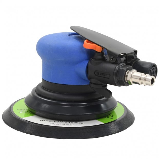 Air Orbital Sander 150mm Wood Metal Sanding Pad Image 2