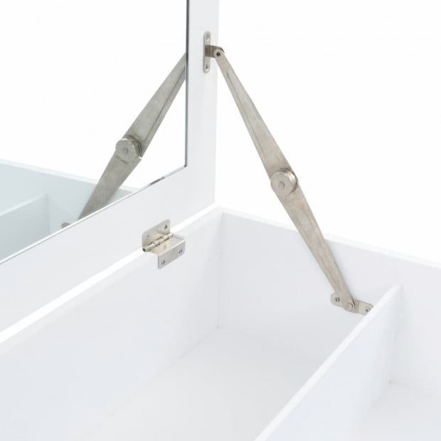 Dressing Table With Mirror Mdf 60x40x75 Cm Image 7