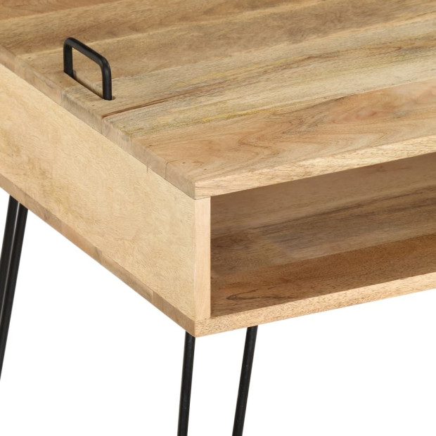 Tv Stand Solid Mango Wood 110x35x45 Cm Image 6