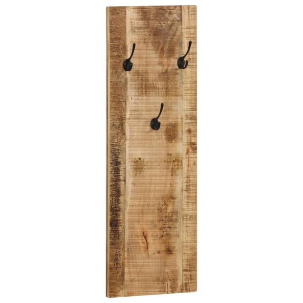 Wall-mounted Coat Racks 2 Pcs Solid Mango Wood 36x110x3 Cm Image 4