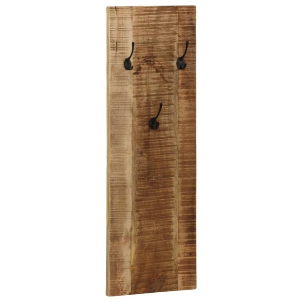 Wall-mounted Coat Racks 2 Pcs Solid Mango Wood 36x110x3 Cm Image 10