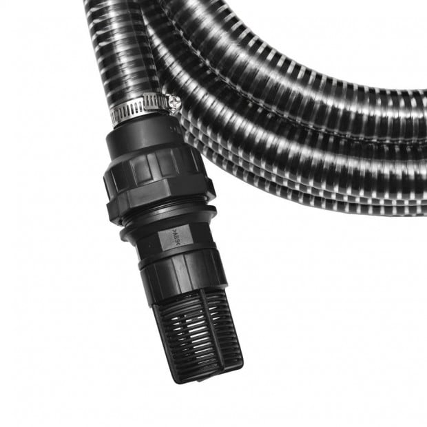 Suction Hose With Connectors 7M 22mm Black Image 2
