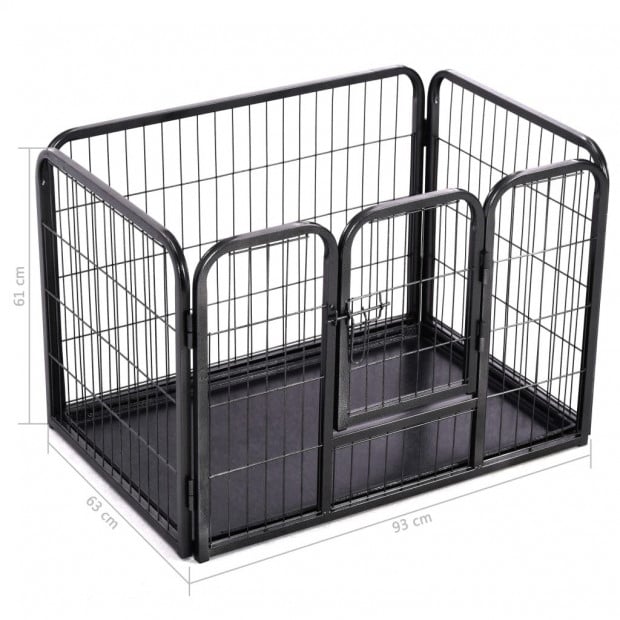Puppy Playpen Steel 93x63x61cm Image 8