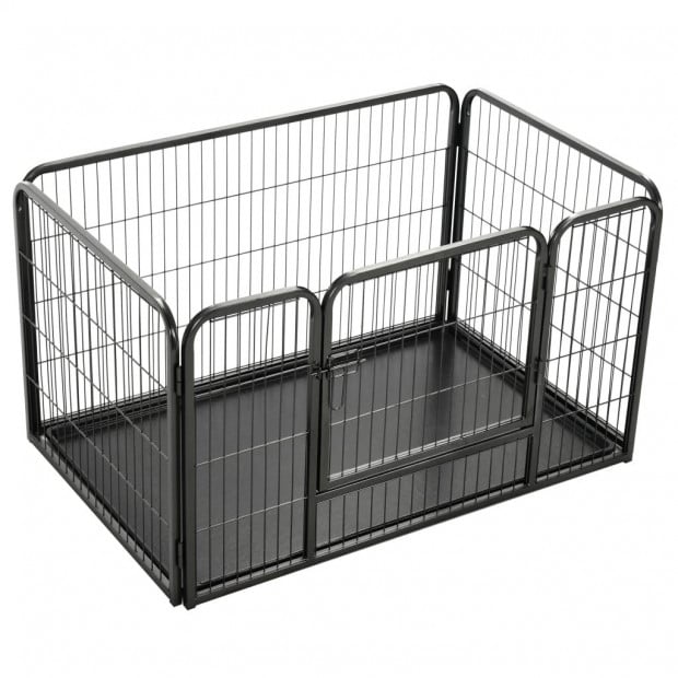 Puppy Playpen Steel 125x80x70 Cm