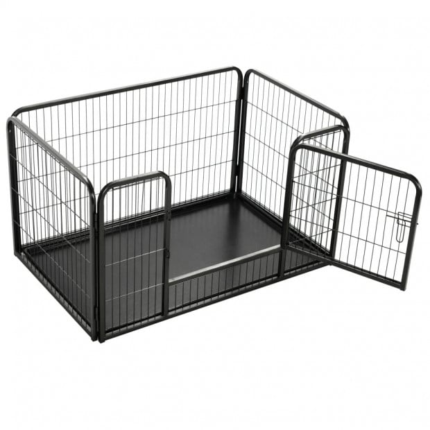 Puppy Playpen Steel 125x80x70 Cm Image 3
