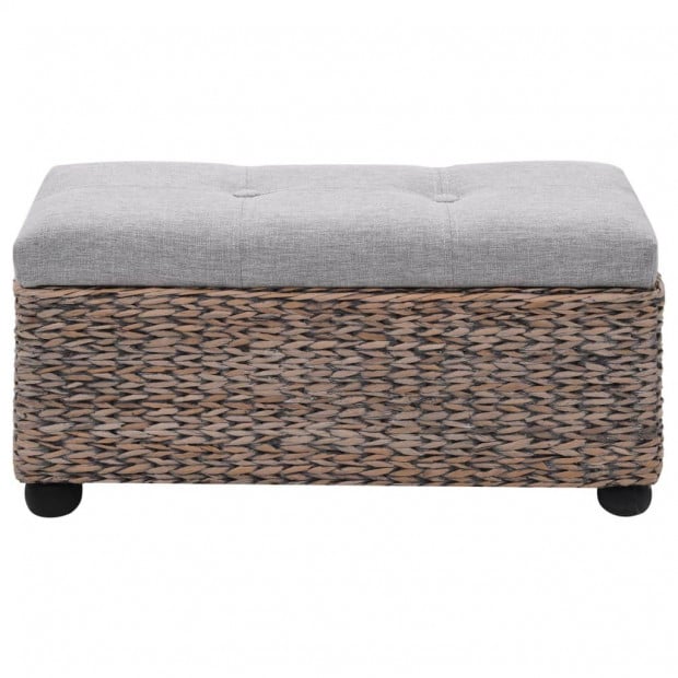 Bench Set 2 Pieces Seagrass Grey Image 4