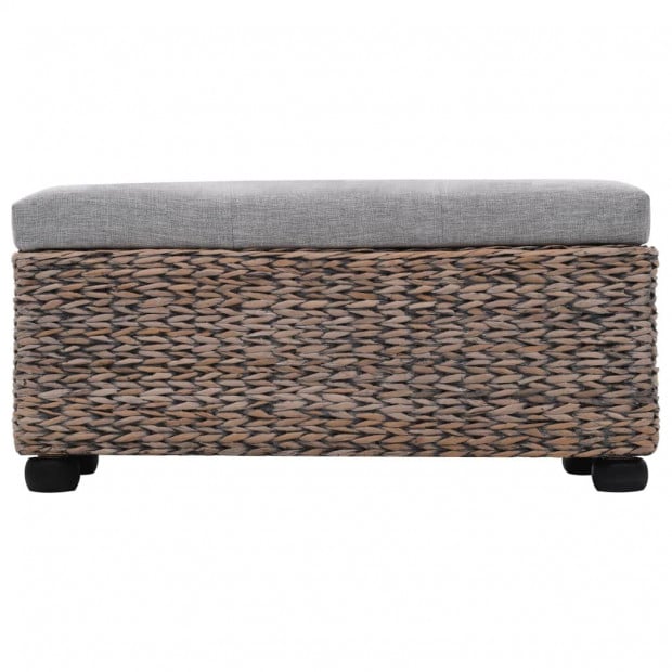 Bench Set 2 Pieces Seagrass Grey Image 5