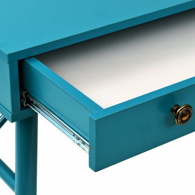 Writing Desk With Drawer 90x50x76.5 Cm Antique Green Image 7
