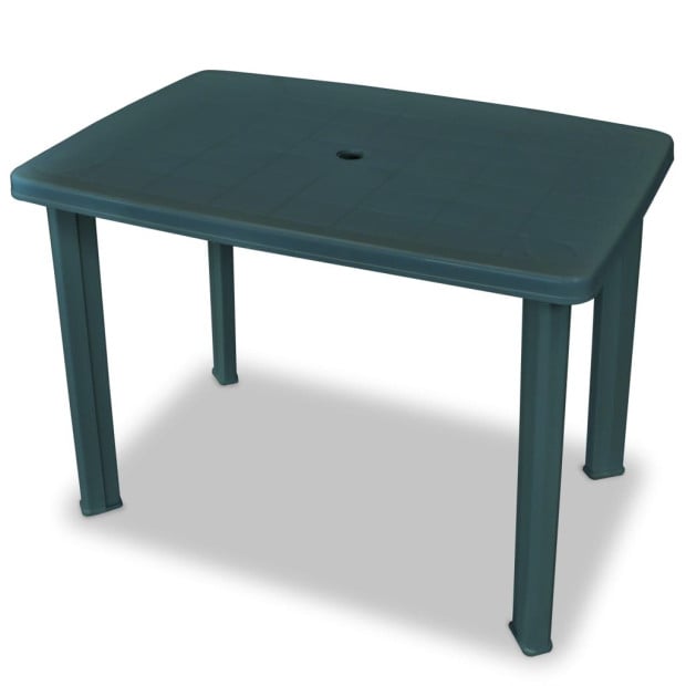 3 Piece Bistro Set Plastic Green Image 4