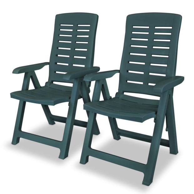 3 Piece Bistro Set Plastic Green Image 5
