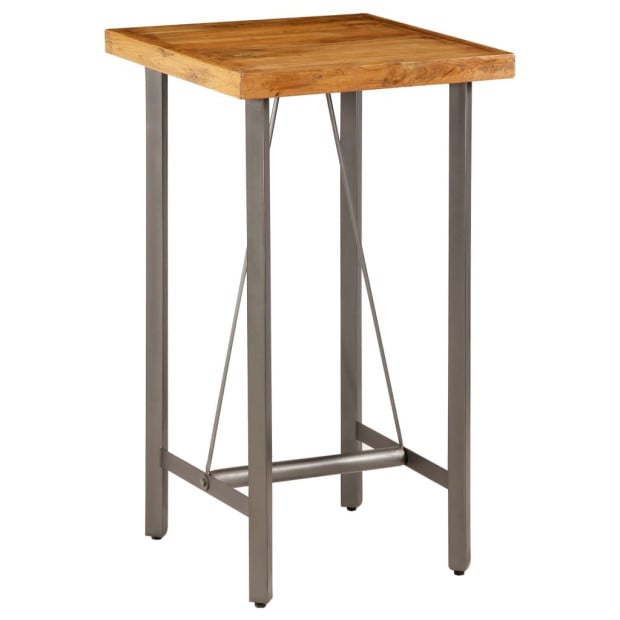 Bar Table Solid Reclaimed Teak 60x60x107 Cm Image 8