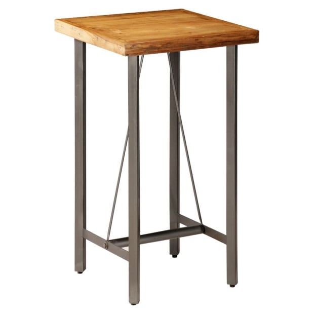 Bar Table Solid Reclaimed Teak 60x60x107 Cm Image 9