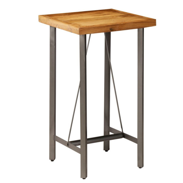 Bar Table Solid Reclaimed Teak 60x60x107 Cm Image 10