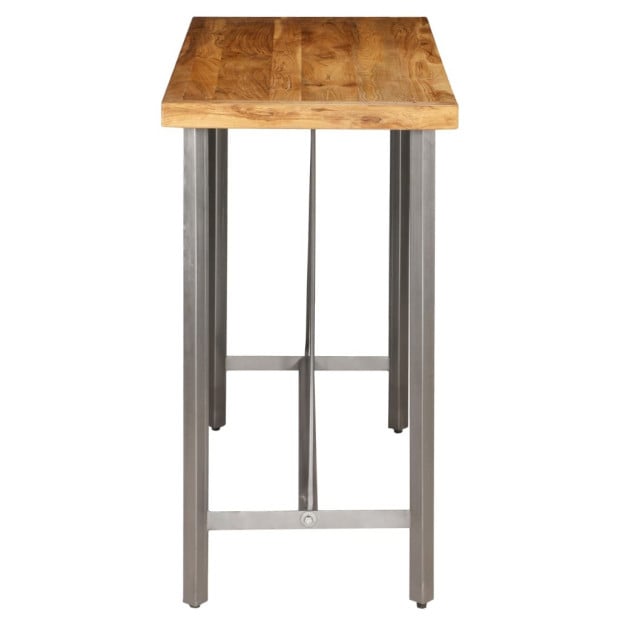 Bar Table Solid Reclaimed Teak 120x58x106 Cm Image 4