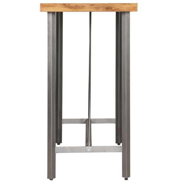 Bar Table Solid Reclaimed Teak 120x58x106 Cm Image 5