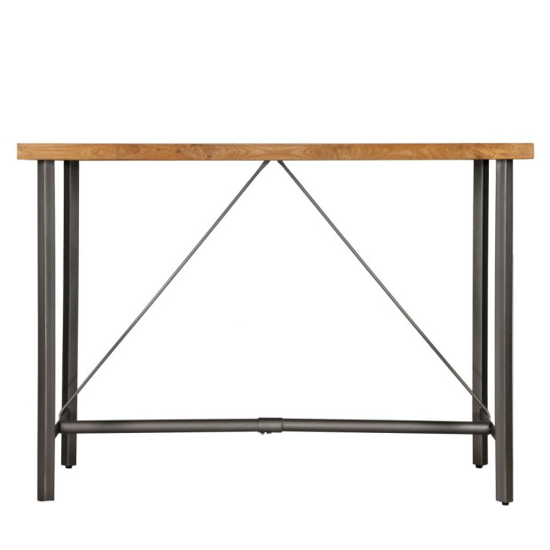 Bar Table Solid Reclaimed Teak 150x70x106 Cm Image 4