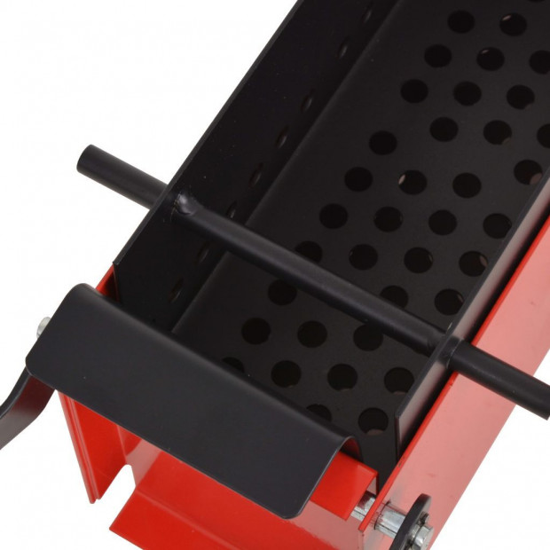 Paper Log Briquette Maker Steel 34x14x14 Cm Black And Red Image 3