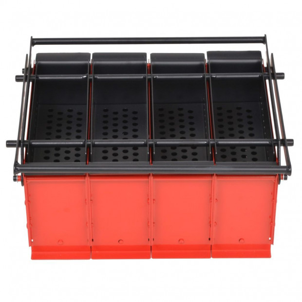 Paper Log Briquette Maker Steel 38x31x18 Cm Black And Red Image 2