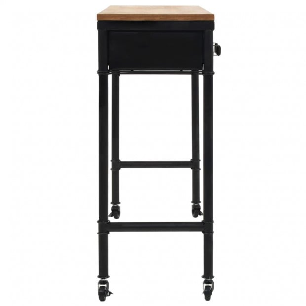 Console Table MDF And Fir Wood 100 x 33.5 x 80cm Image 4