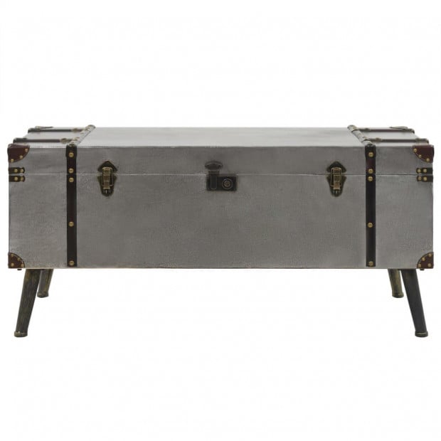Coffee Table Mdf And Aluminium 102 x 51 x 47.5cm Image 4