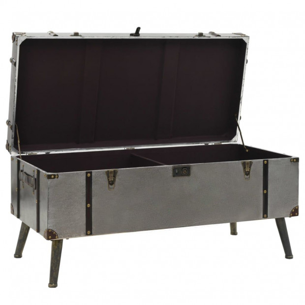Coffee Table Mdf And Aluminium 102 x 51 x 47.5cm Image 7