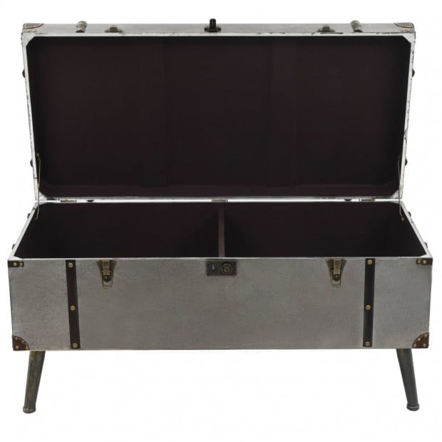 Coffee Table Mdf And Aluminium 102 x 51 x 47.5cm Image 8