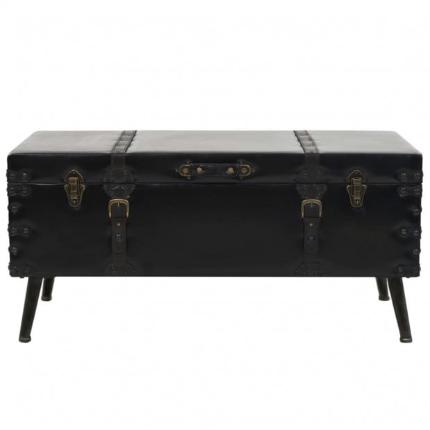 Coffee Table MDF & Steel 102 x 51 x 48cm Image 3