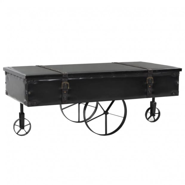 Coffee Table Mdf And Fir Wood 110x55x43 Cm
