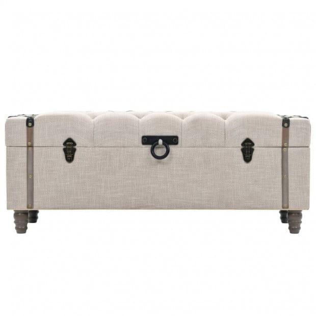 Storage Bench Set 3 Pcs 112x37x45 Cm Solid Wood And Steel Image 5