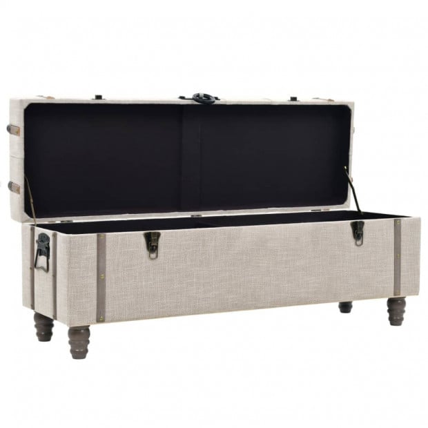 Storage Bench Set 3 Pcs 112x37x45 Cm Solid Wood And Steel Image 10