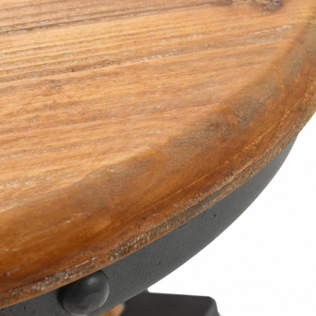 Bar Stools 2 Pcs Solid Fir Wood Image 7