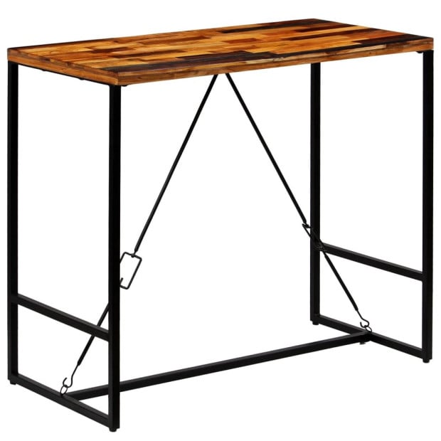 Bar Table Solid Reclaimed Wood 120x60x106 Cm Image 11