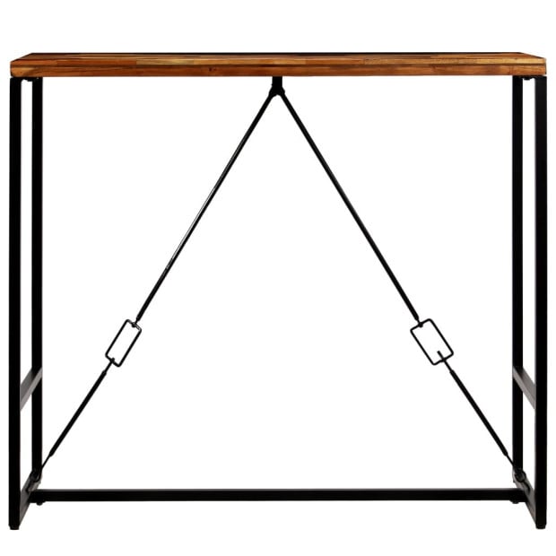 Bar Table Solid Reclaimed Wood 120x60x106 Cm Image 3