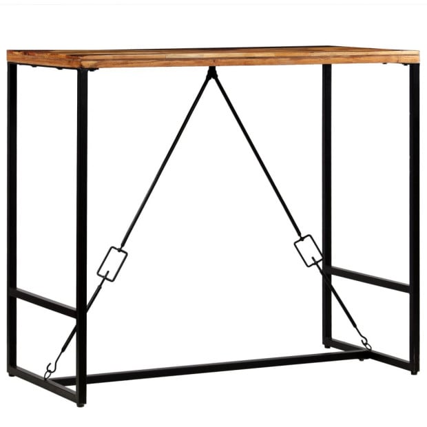 Bar Table Solid Reclaimed Wood 120x60x106 Cm Image 9