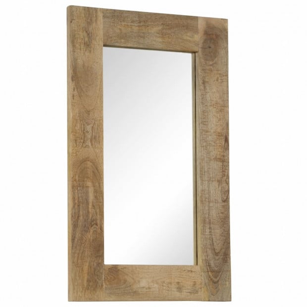 Mirror Solid Mango Wood 50x80 Cm Image 2