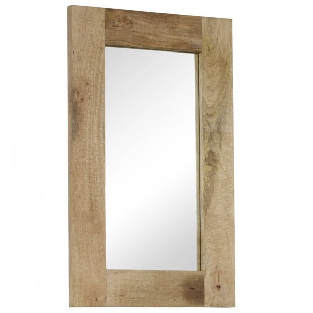 Mirror Solid Mango Wood 50x80 Cm Image 7