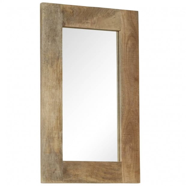 Mirror Solid Mango Wood 50x80 Cm Image 8