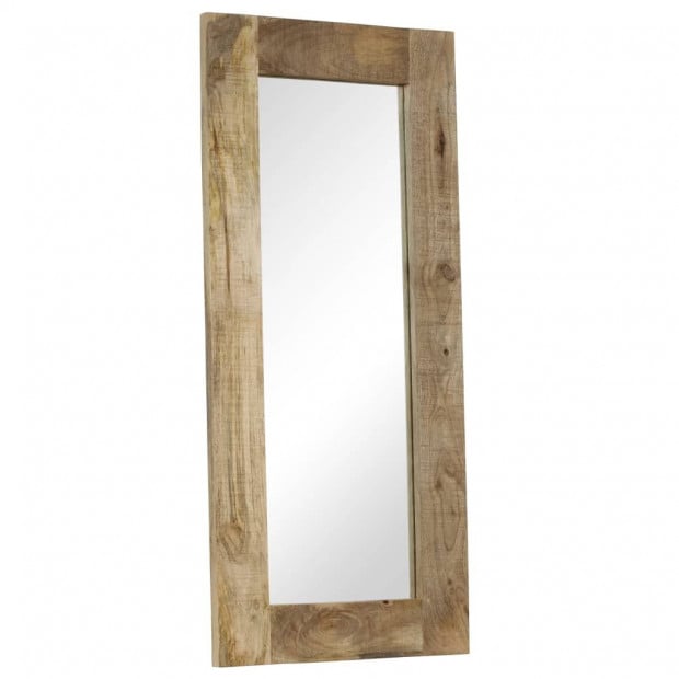 Mirror Solid Mango Wood 50x110 Cm Image 10