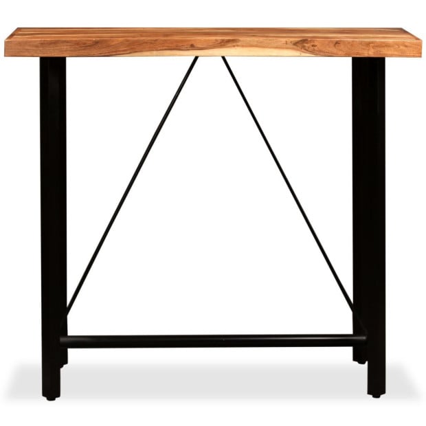 5 Piece Bar Set Solid Acacia And Reclaimed Wood Image 3