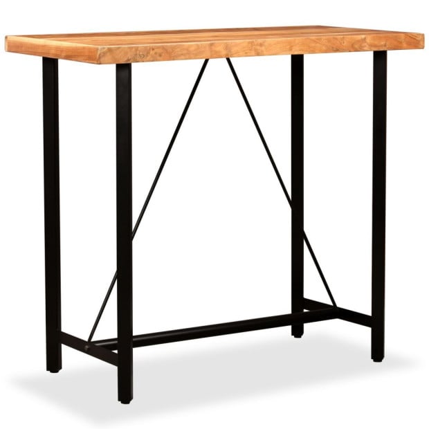 5 Piece Bar Set Solid Acacia And Reclaimed Wood Image 6