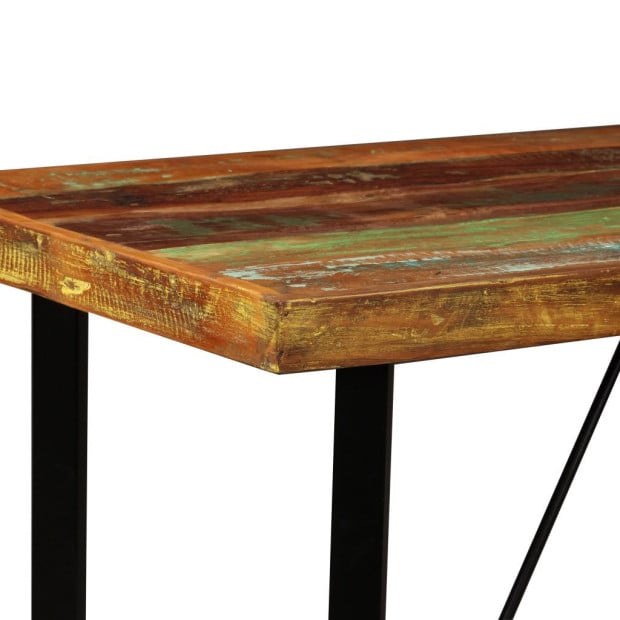 5 Piece Bar Set Solid Reclaimed Wood Image 4