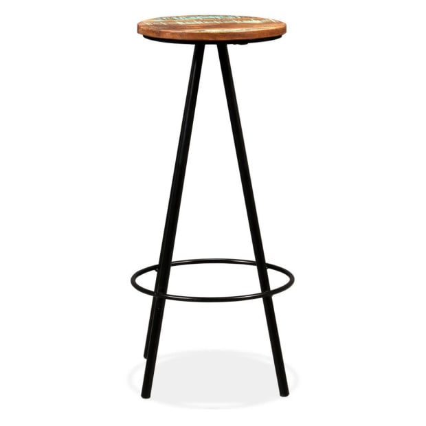 5 Piece Bar Set Solid Reclaimed Wood Image 10