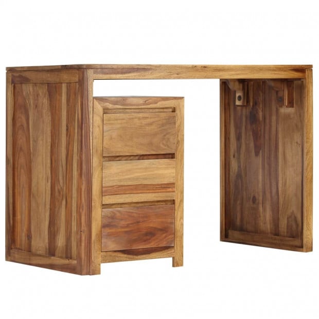 Writing Table Solid Sheesham Wood 110x55x76 Cm Image 4